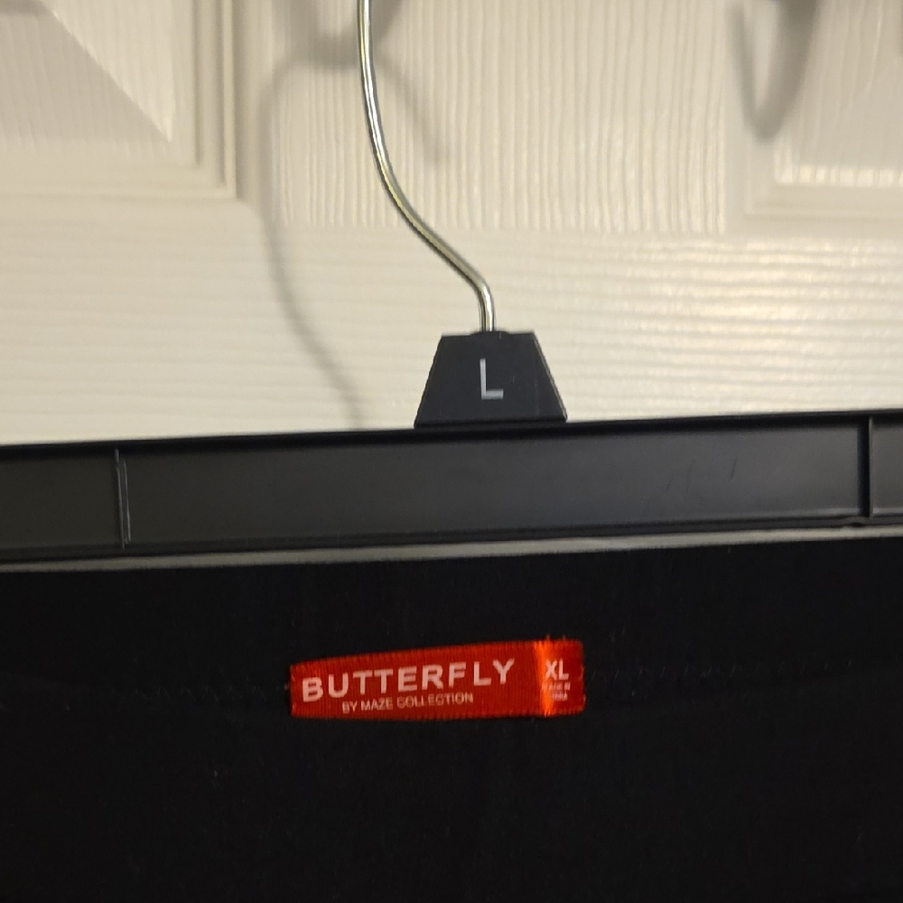 Butterfly Black Crop Pants